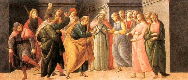 BARTOLOMEO DI GIOVANNI Predella: Marriage of Mary France oil painting art